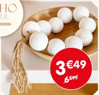 Déco boules en bois Boho Soul
