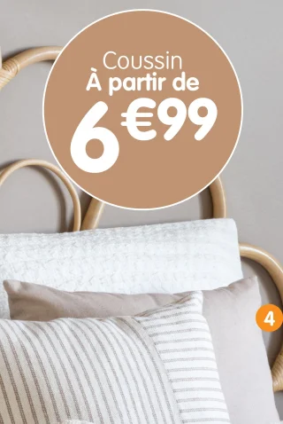 Coussin crème