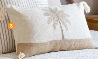 Coussin palmier