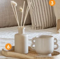 Plateau rotin en bois