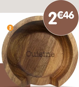 Repose cuillère en bois d'acacia