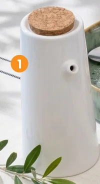 Bouteille à huile en céramique