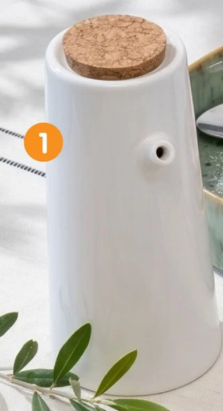 Bouteille à huile en céramique