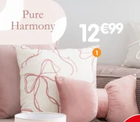 Coussin motif noeuds - 48x48 cm