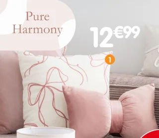 Coussin motif noeuds - 48x48 cm