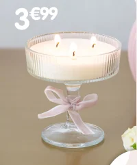 Bougie en verre