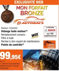 Autobacs Mon Forfait Bronze