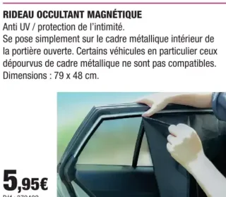 Rideau Occultant Magnétique