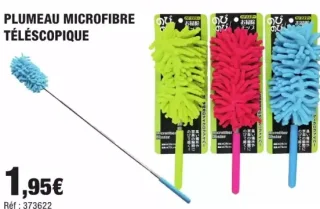 Plumeau Microfibre Télescopique