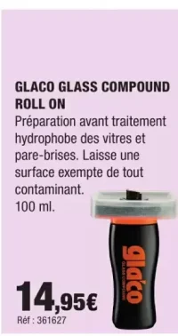 GLACO GLASS COMPOUND ROLL ON