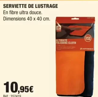 Serviette de Lustrage