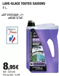SMB Auto Lave-Glace Toutes Saisons 4 L
