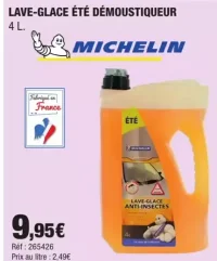 Michelin Lave-Glace Été Démoustiqueur 4 L