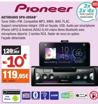 PIONEER AUTORADIO SPH-20DAB