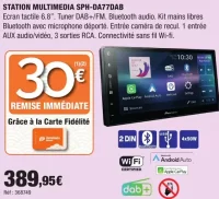 PIONEER STATION MULTIMEDIA SPH-DA77DAB