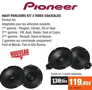 Pioneer Haut-parleurs kit 2 voies séparées Perfect Kit