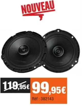 Pioneer Haut-parleurs kit 2 voies coaxiales Perfect Kit