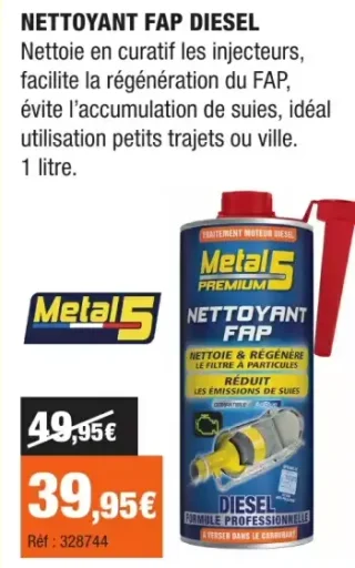 Metal 5 Nettoyant FAP diesel