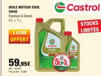 Castrol HUILE MOTEUR EDGE 5W40
