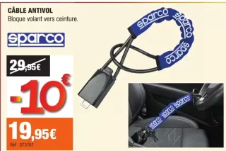 CÂBLE ANTIVOL Sparco