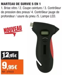 MARTEAU DE SURVIE 5 EN 1