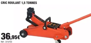 Cric Roulant 1,5 Tonnes