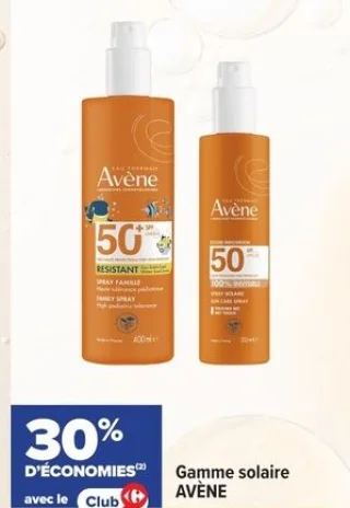 Gamme solaire AVÈNE