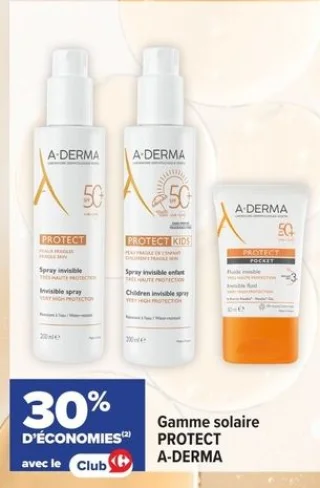 Gamme solaire PROTECT A-DERMA