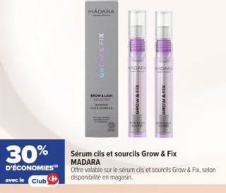Sérum cils et sourcils Grow & Fix MADARA