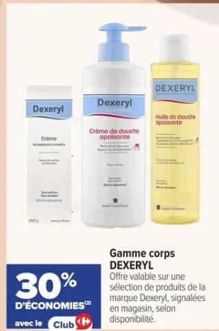 Gamme corps DEXERYL