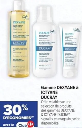Gamme DEXYANE & ICTYANE DUCRAY
