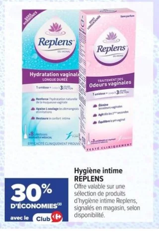 Hygiène intime REPLENS