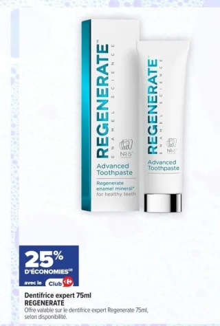 Dentifrice expert 75ml REGENERATE
