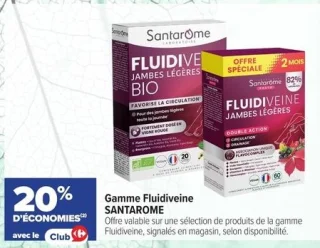 Gamme Fluidiveine SANTAROME