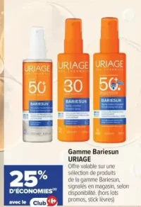 Gamme Bariesun URIAGE