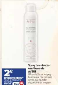Spray brumisateur eau thermale AVENE