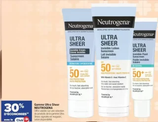 Gamme Ultra Sheer NEUTROGENA