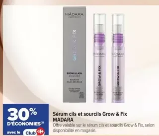 Sérum cils et sourcils Grow & Fix MADARA