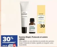 Gamme Diopti, Protocole et solaire LIERAC