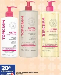 Gamme ULTRA-HYDRATANT Corps TOPICREM