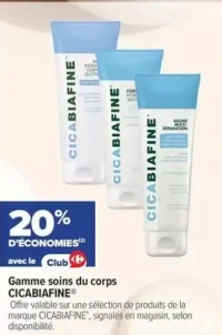 Gamme soins du corps CICABIAFINE®