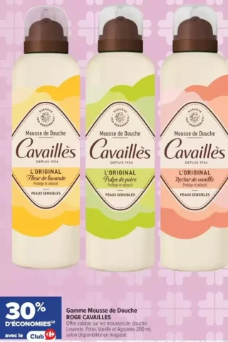 Gamme Mousse de Douche ROGE CAVAILLES