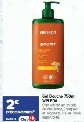 Gel Douche 750ml WELEDA
