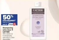 Shampooing extra doux 1l CATTIER