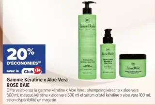 Gamme Kératine x Aloe Vera ROSE BAIE