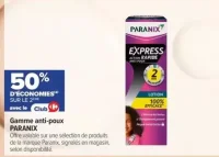 Gamme anti-poux PARANIX