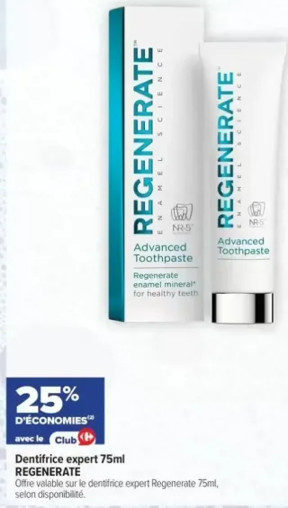 Dentifrice expert 75ml REGENERATE