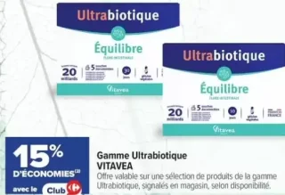Gamme Ultrabiotique VITAVEA