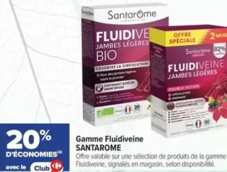 Gamme Fluidiveine SANTAROME