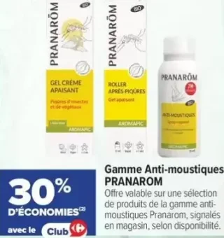 Gamme Anti-moustiques PRANAROM